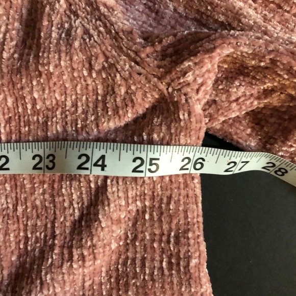 NWOT 3/4 Sleeve Pink Hoodie Sweater 3x Collection - Picture 3 of 8